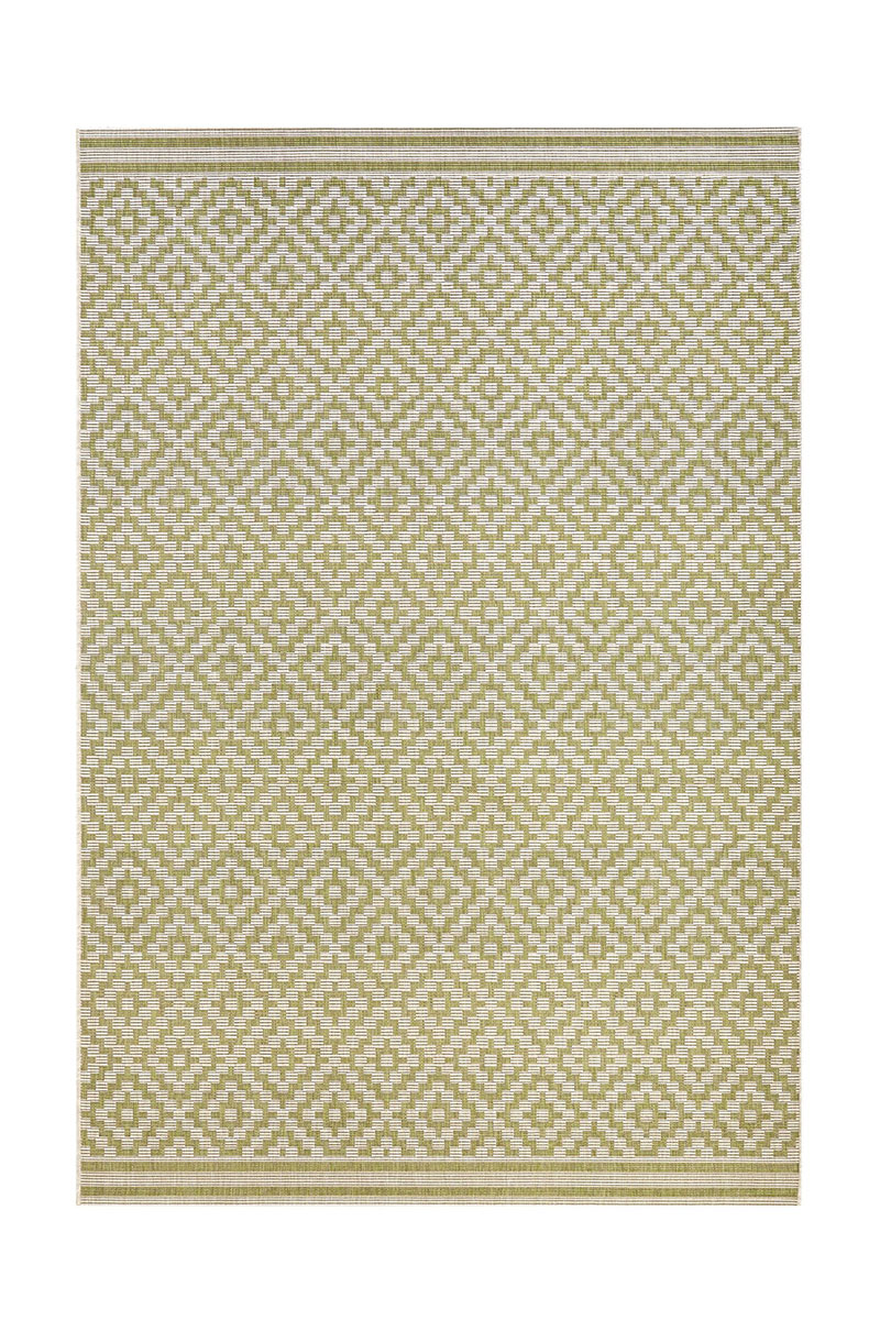 Kusový koberec Northrugs Meadow 102465 Green Cream 140x200 cm