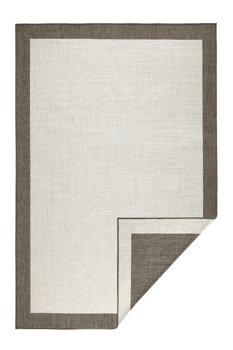 Kusový koberec Northrugs Twin 103107 Brown Cream 200x290 cm