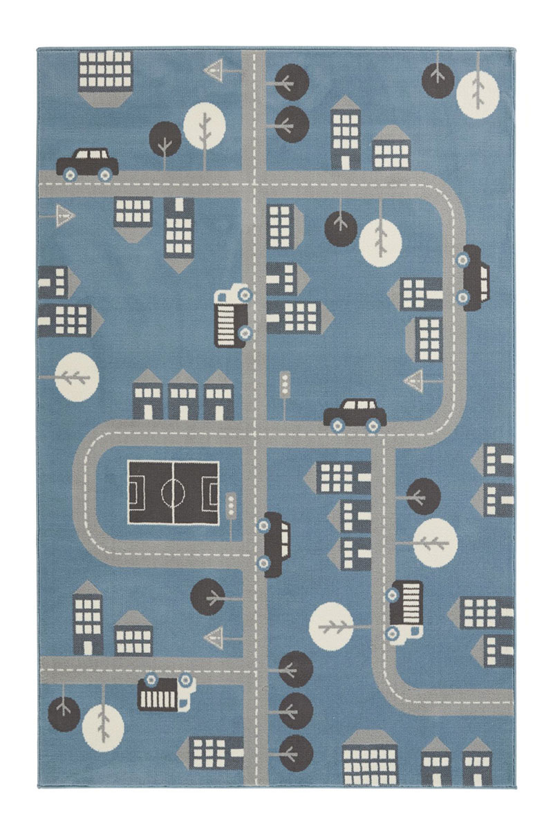 Detský kusový koberec Hanse Home Adventures 105532 Mouse Blue