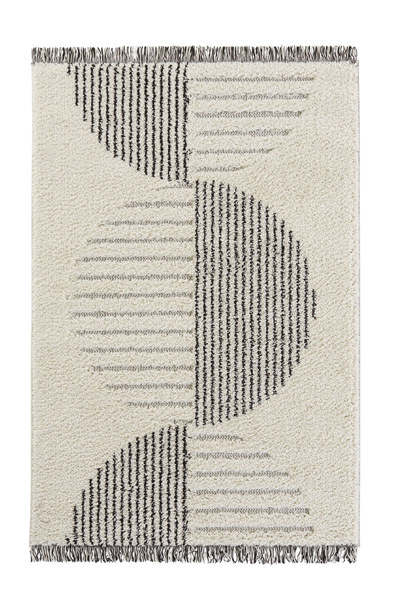 Kusový koberec Mint Rugs New Handira 105196 Cream Black 200x290 cm
