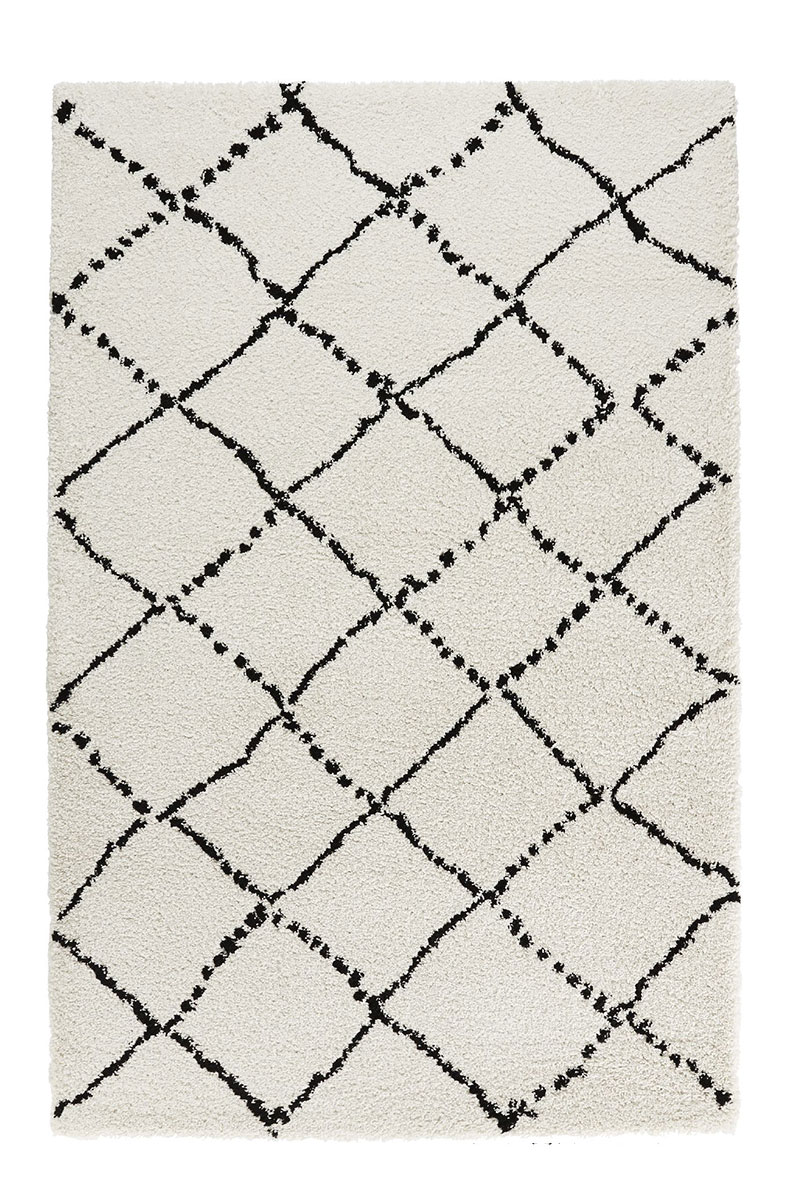Kusový koberec Mint Rugs Allure 102753 Cream Black 160x230 cm