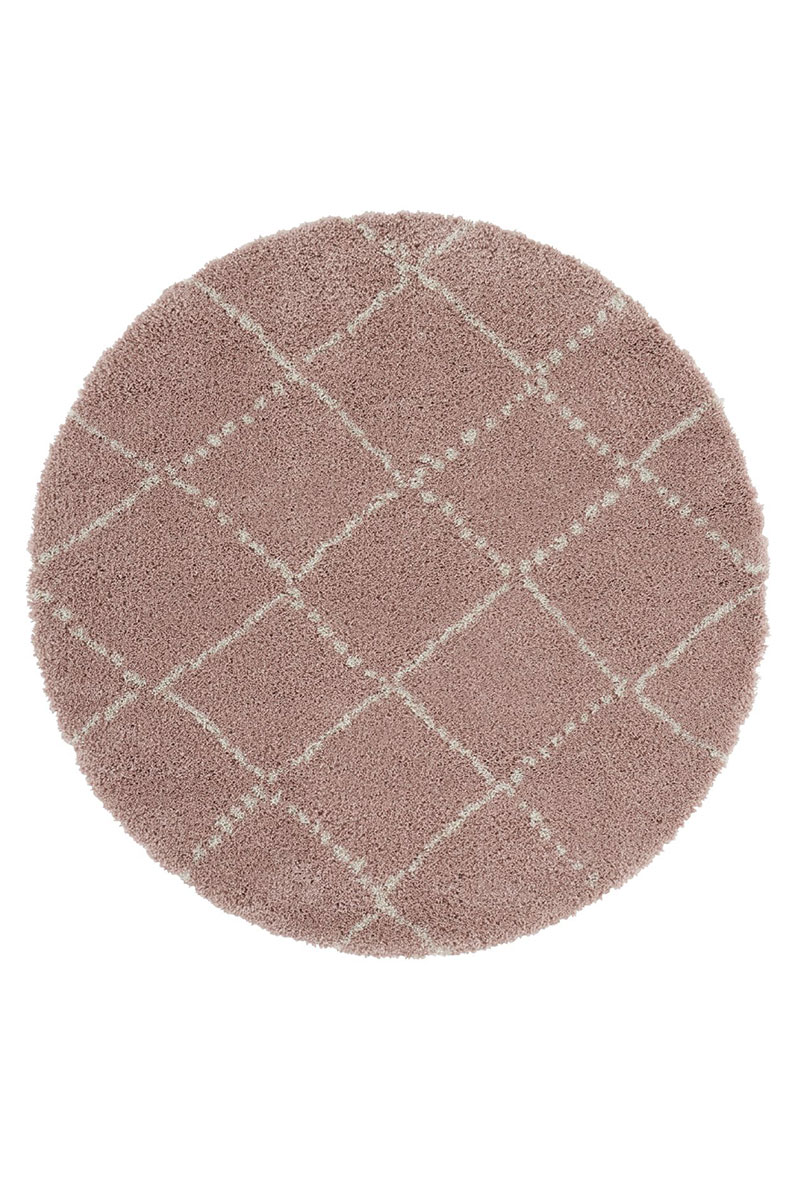 Kusový koberec Mint Rugs Allure 102750 Rose Cream kruh Ø 160 cm