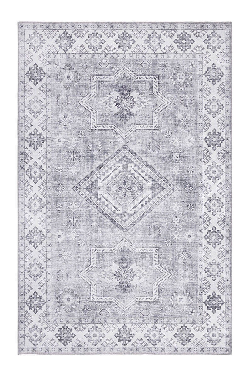 Kusový koberec Nouristan Asmar 104011 Graphite grey 80x150 cm