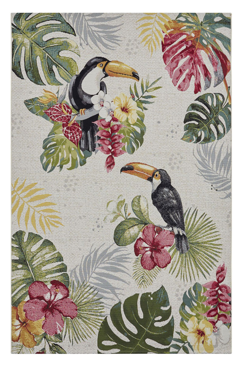 Kusový koberec Hanse Home Flair 105608 Tropical Creme 120x180 cm