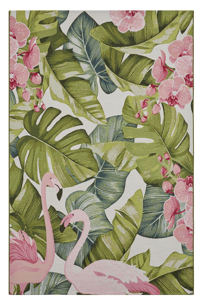 Kusový koberec Hanse Home Flair 105614 Tropical Flamingo 120x180 cm