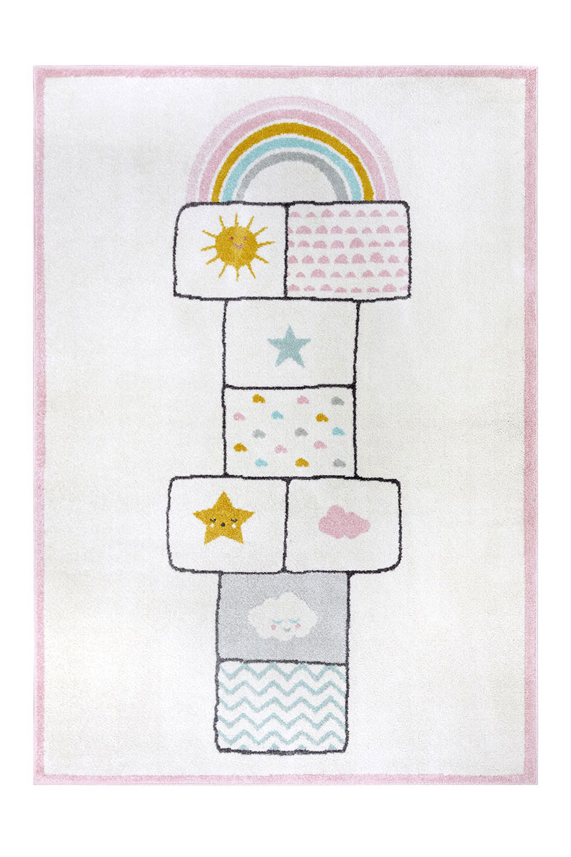 Detský kusový koberec Hanse Home Adventures 105953 Bouncy Rose 160x235 cm