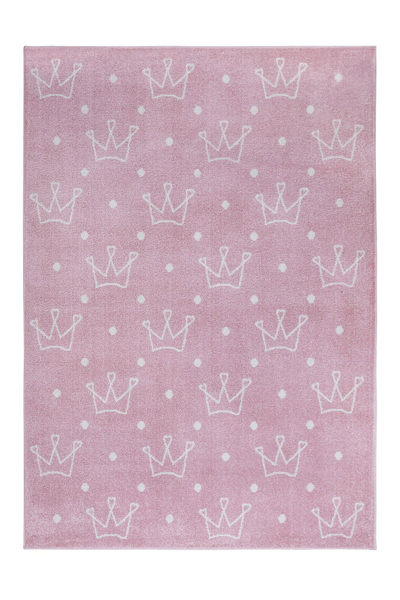 Detský kusový koberec Hanse Home Adventures 105947 Crowns Rose 160x235 cm