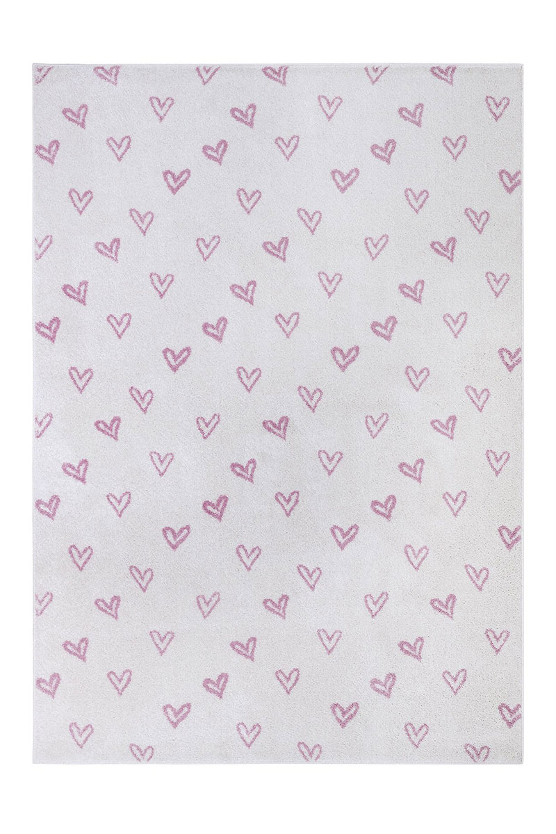 Detský kusový koberec Hanse Home Adventures 105945 Hearts Rosa 160x235 cm