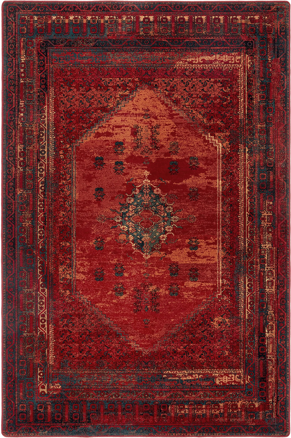 Kusový koberec OMEGA Mistik Red 235x350 cm