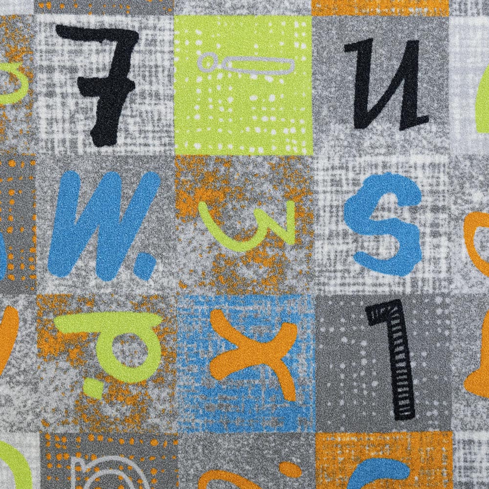 Fotografia produktu: Detský metrážny koberec Alphabet 150 - Zvyšok 72x400 cm