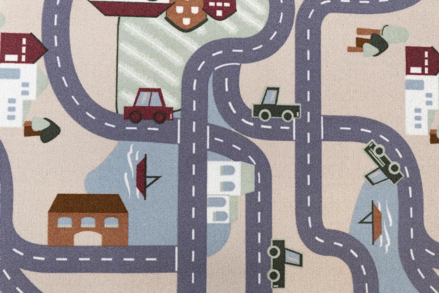 Detský metrážny koberec Scanroad 39 - Zvyšok 164x400 cm