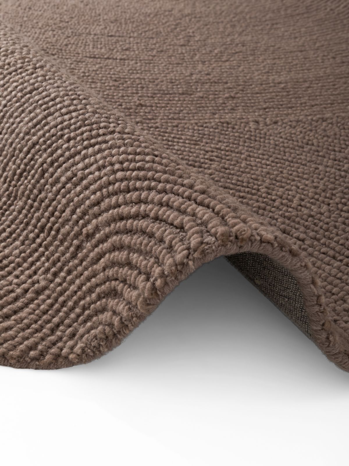 Kruhový kusový koberec Hanse Home Calmio 106219 Taupe Ø 120 cm