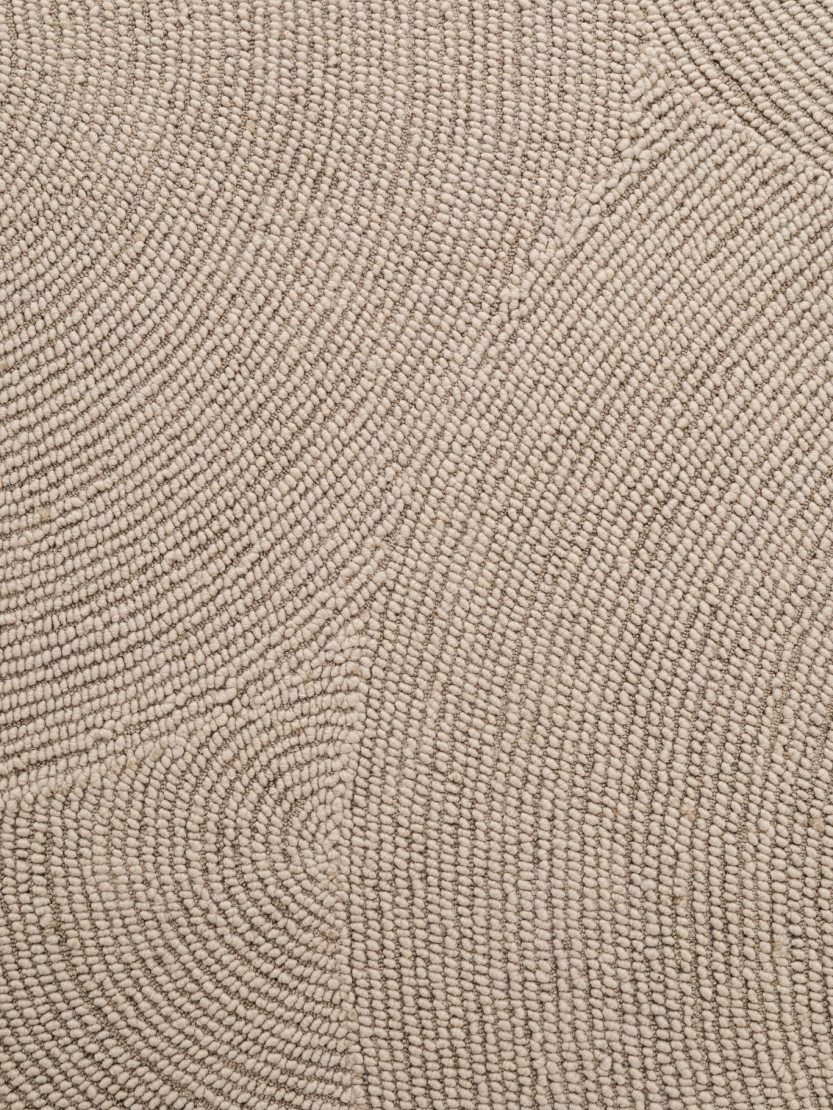 Kruhový kusový koberec Hanse Home Calmio 106221 Light Beige Ø 120 cm