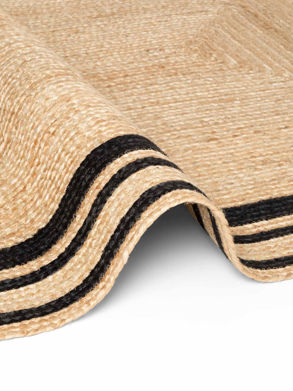 Kusový koberec Hanse Home Jutta 106302 Natural Gold Black 80x150 cm
