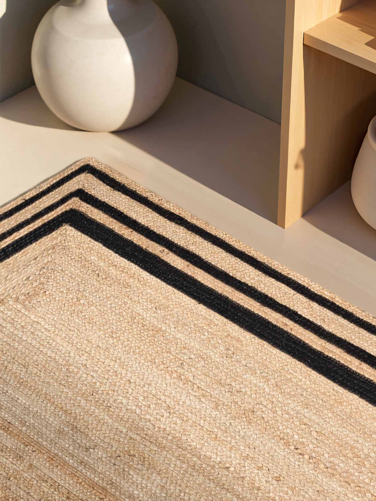 Kusový koberec Hanse Home Jutta 106302 Natural Gold Black 80x150 cm