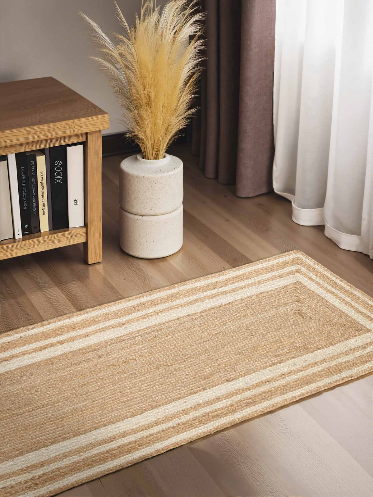 Kusový behúň Hanse Home Jutta 106301 Natural Gold Ivory 70x200 cm
