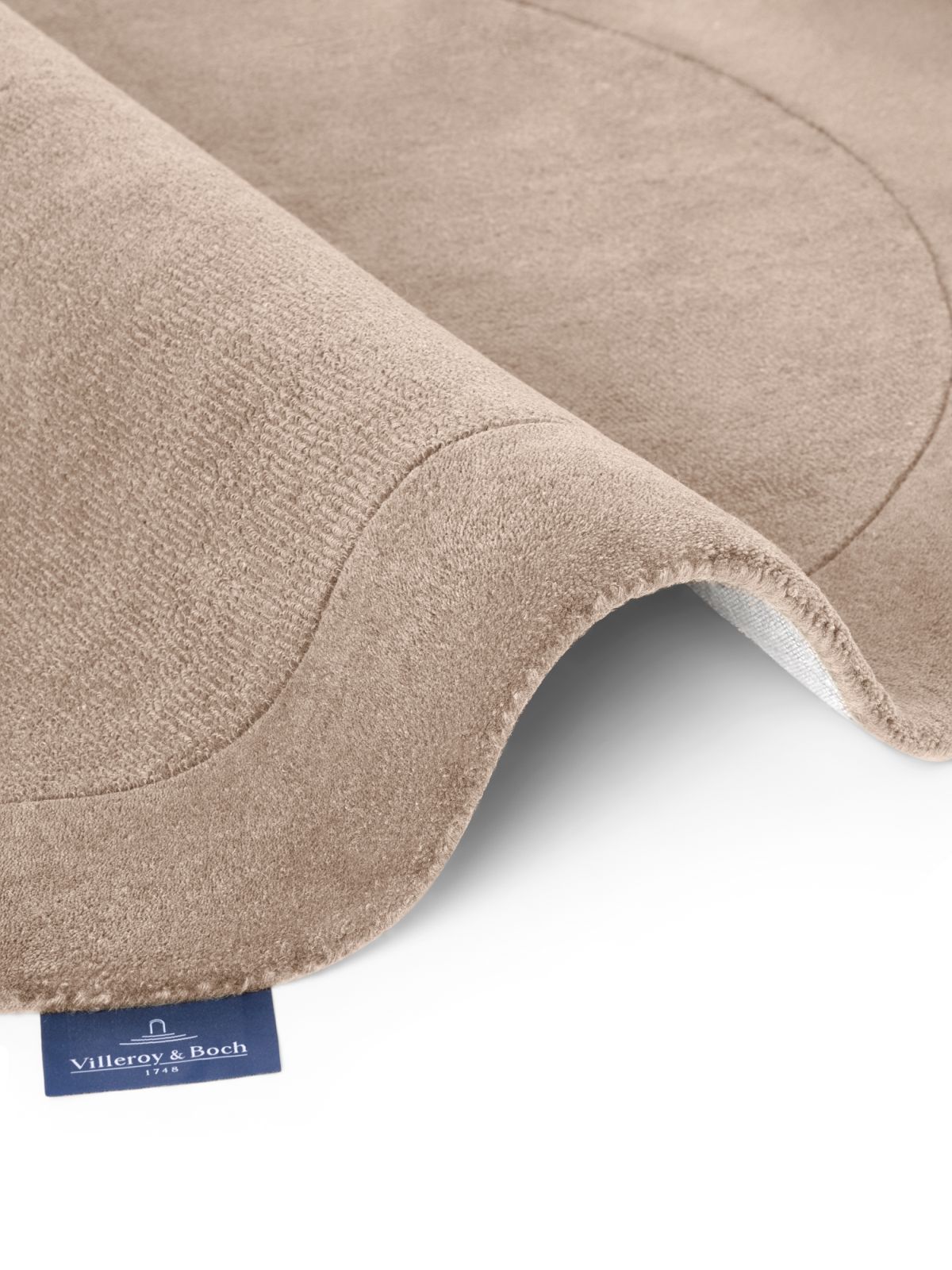 Kruhový kusový koberec Villeroy & Boch 1812 106282 Natural Beige Ø 200 cm