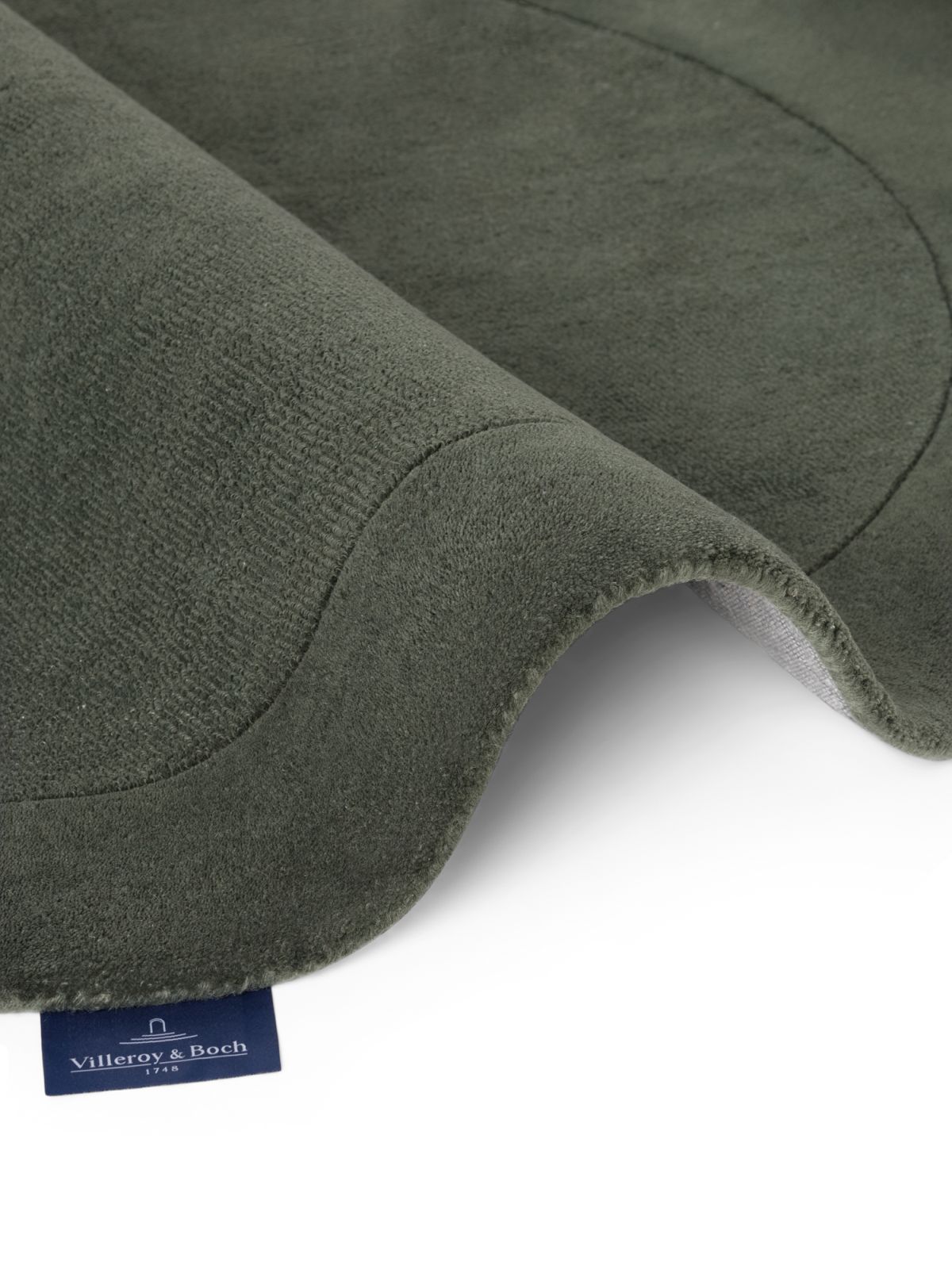 Kruhový kusový koberec Villeroy & Boch 1812 106284 Natural Green Ø 150 cm
