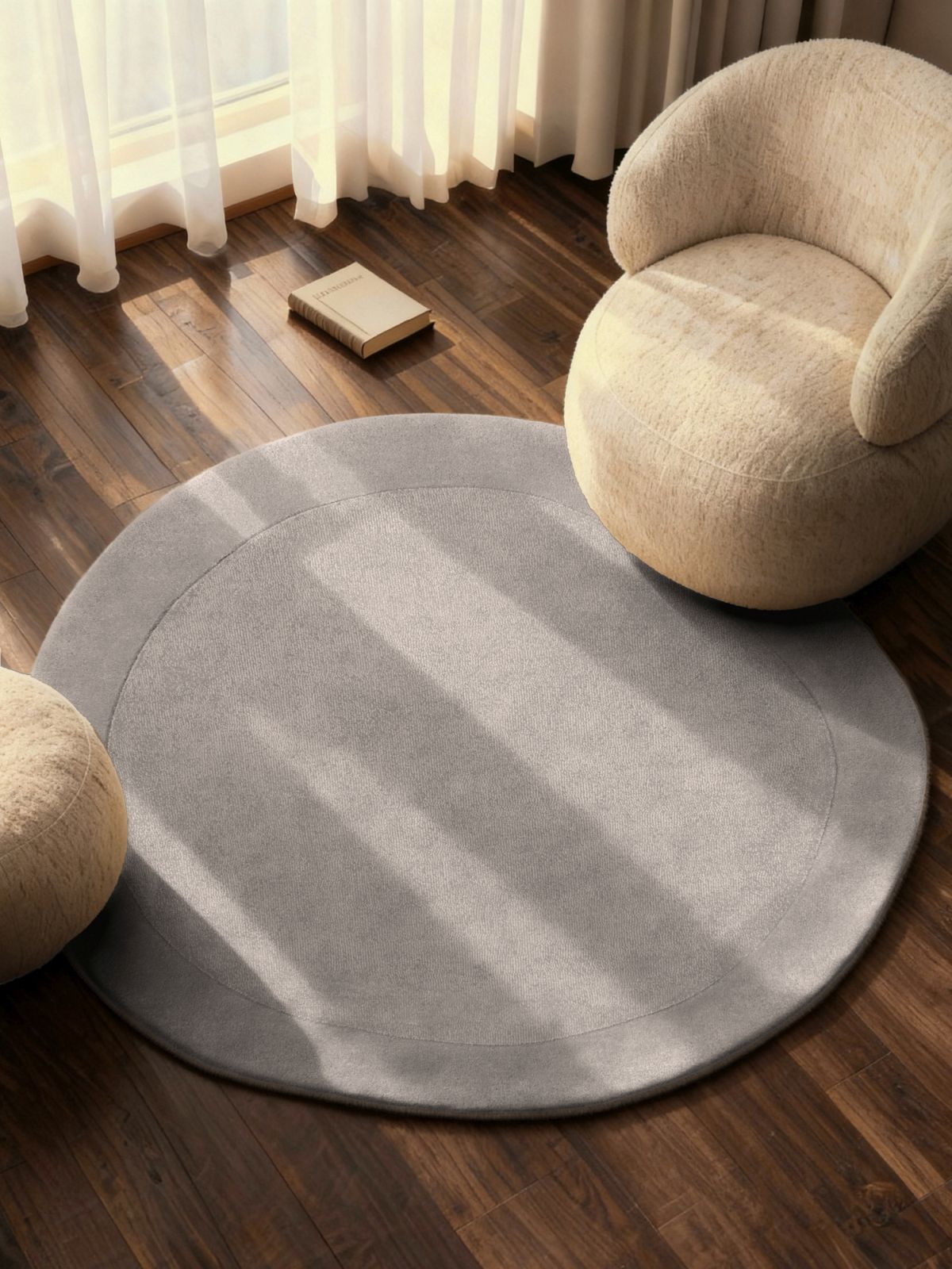 Kusový koberec Villeroy & Boch 1812 106287 Natural Grey - kruh organic Ø 160 cm