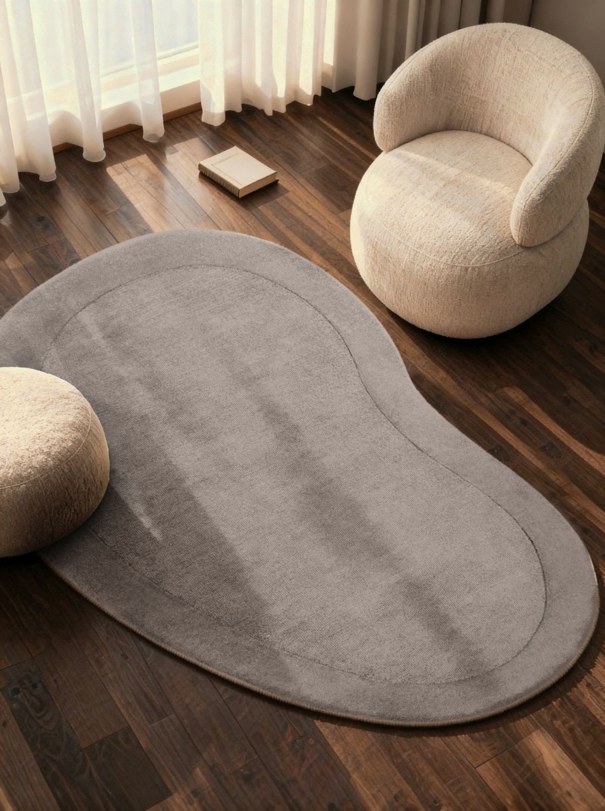 Kusový koberec Villeroy & Boch 1812 106291 Natural Grey - ovál organic 125x200 ovál cm