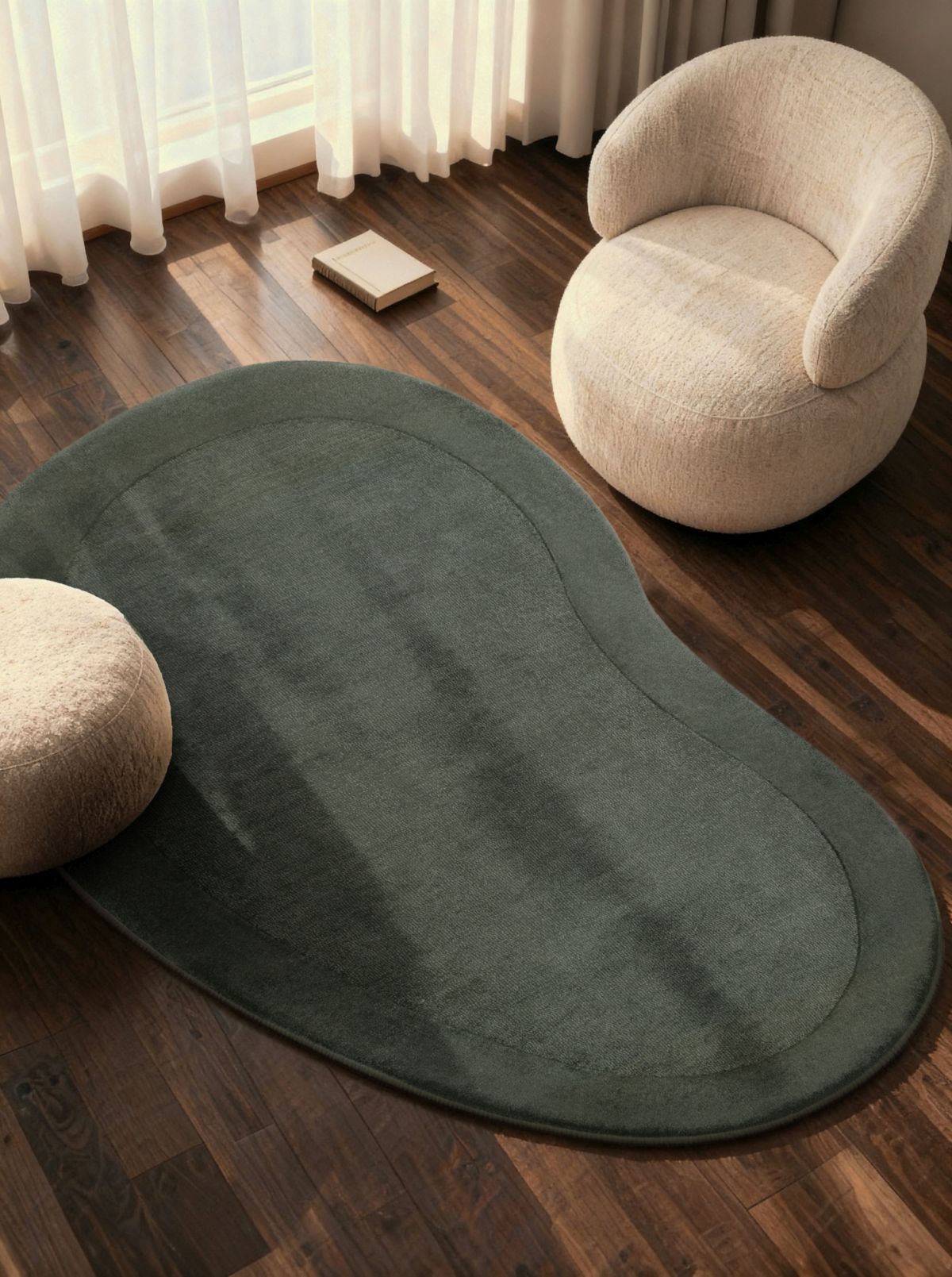 Kusový koberec Villeroy & Boch 1812 106292 Natural Green - ovál organic 125x200 ovál cm