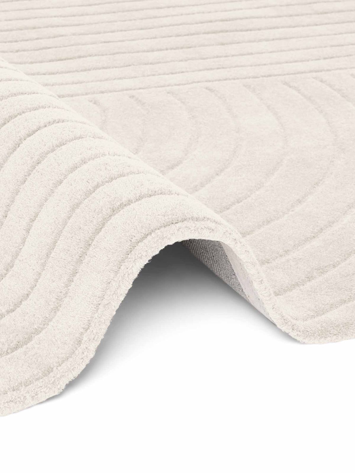Kruhový kusový koberec Vikosa Arcura 106269 Cream White Ø 200 cm