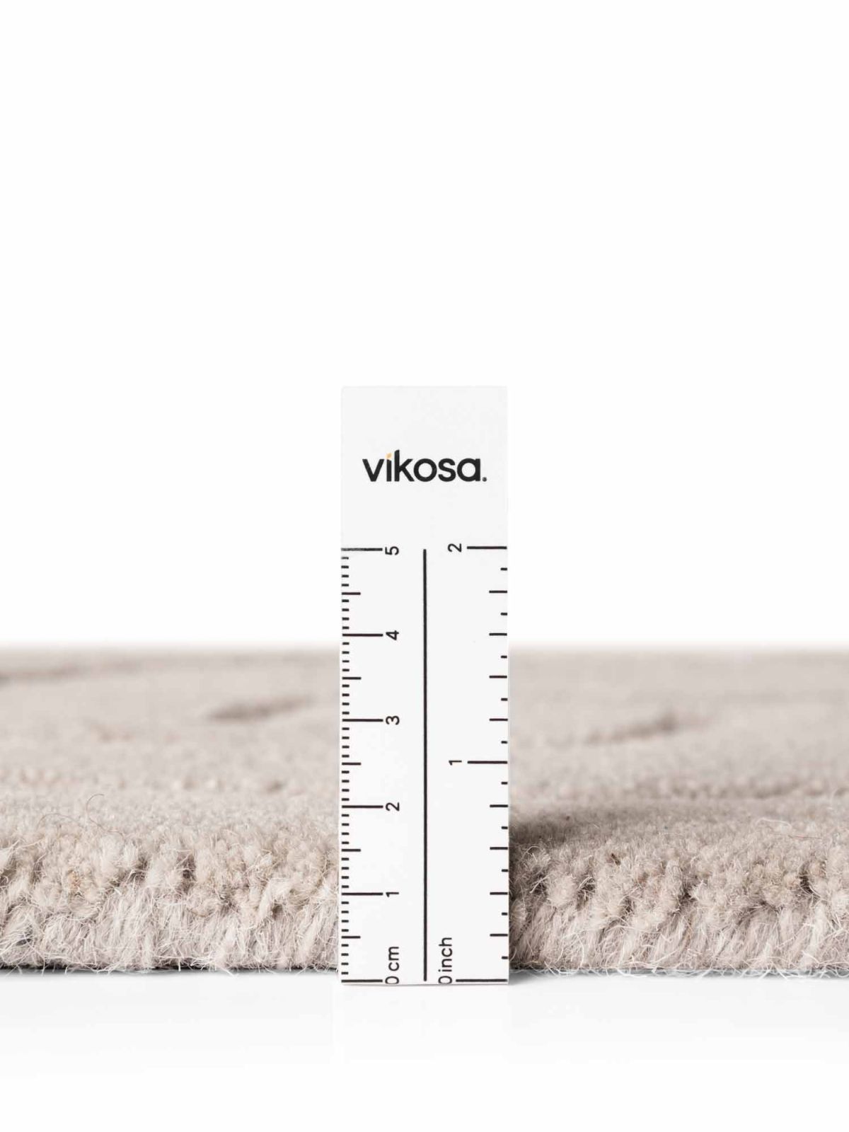Kruhový kusový koberec Vikosa Arcura 106270 Light Grey Ø 200 cm