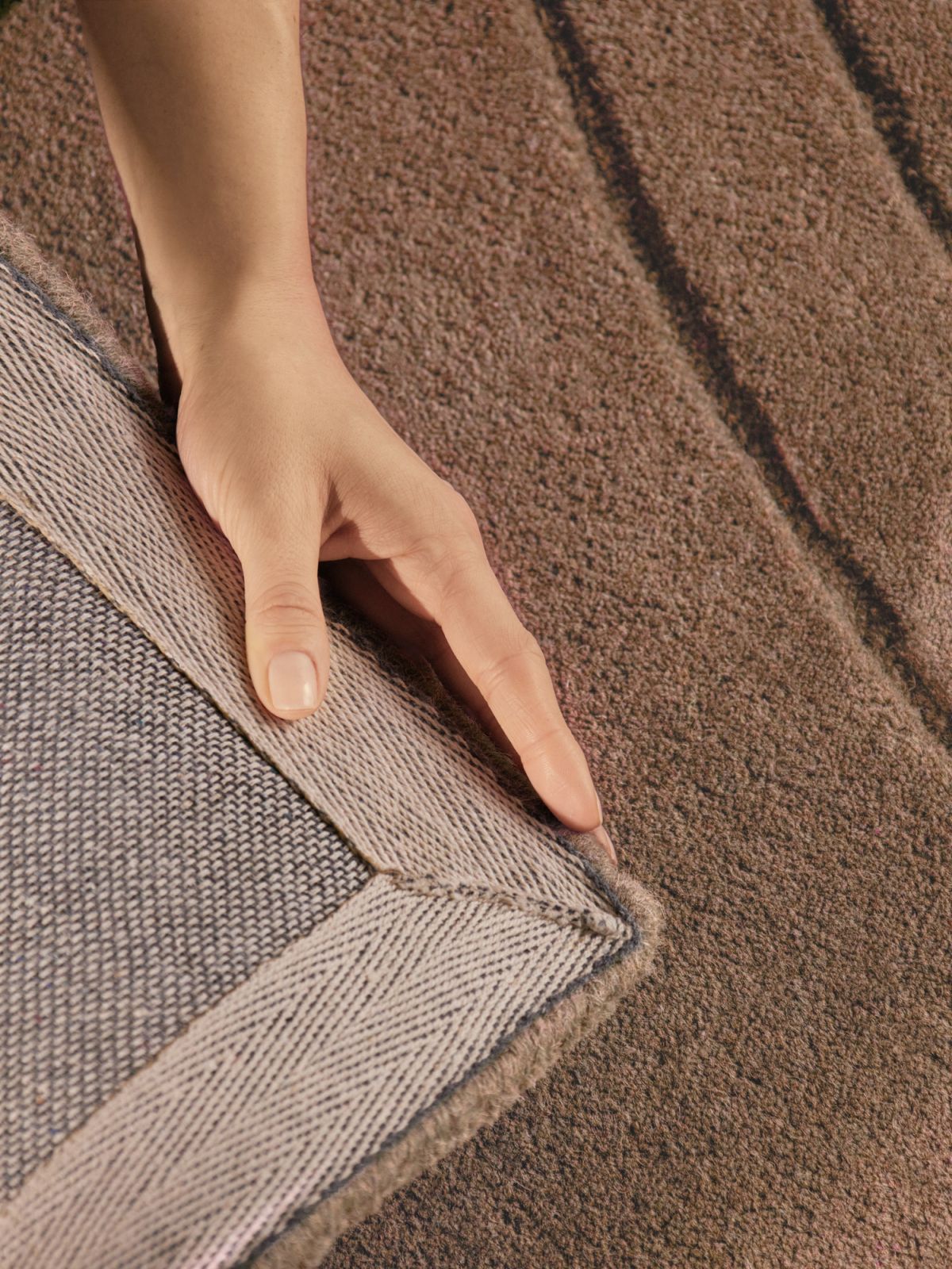 Kruhový kusový koberec Vikosa Arcura 106300 Beige Ø 200 cm