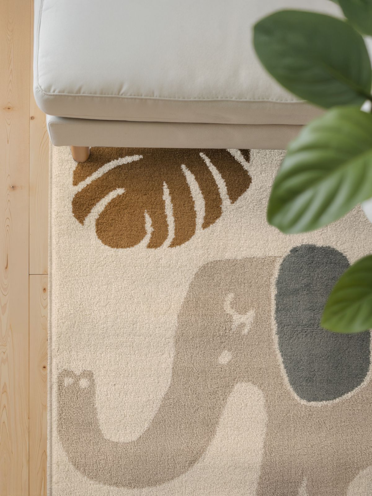 Detský kusový koberec Hanse Home Adventures 106213 Cream, Multicolor 120x170 cm