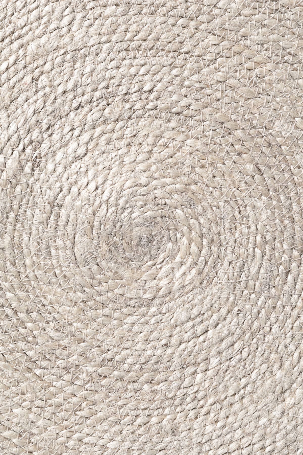 Kruhový kusový koberec Hanse Home Jute Braided 106331 Natural Ivory Black Ø 200 cm