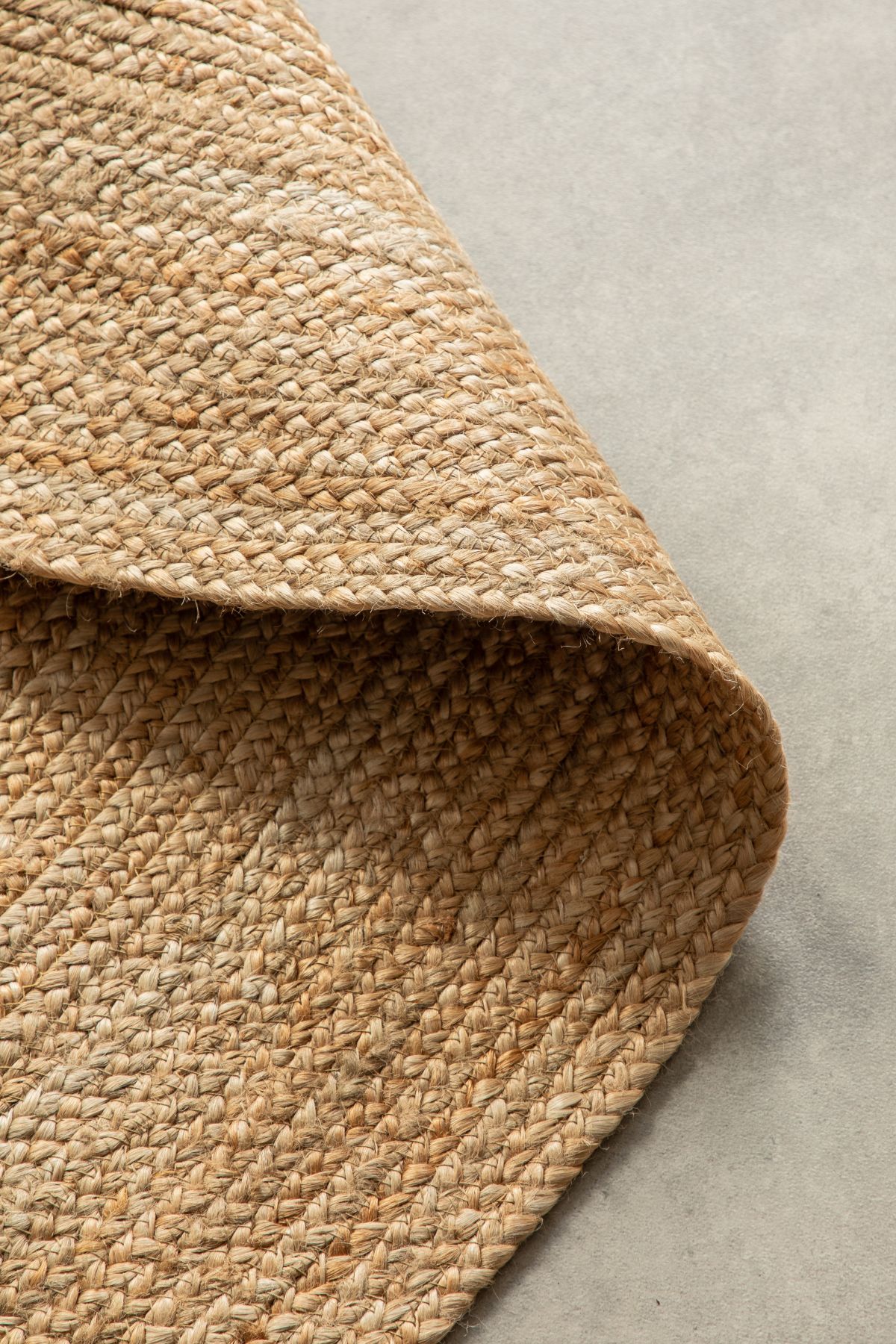 Kruhový kusový koberec Hanse Home Jute Braided 106005 Gold Ø 200 cm