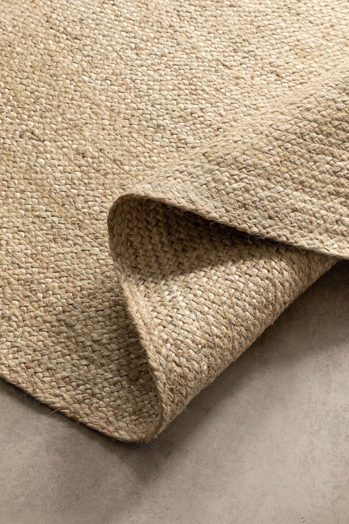 Kruhový kusový koberec Hanse Home Jute Braided 106007 Ivory Ø 200 cm