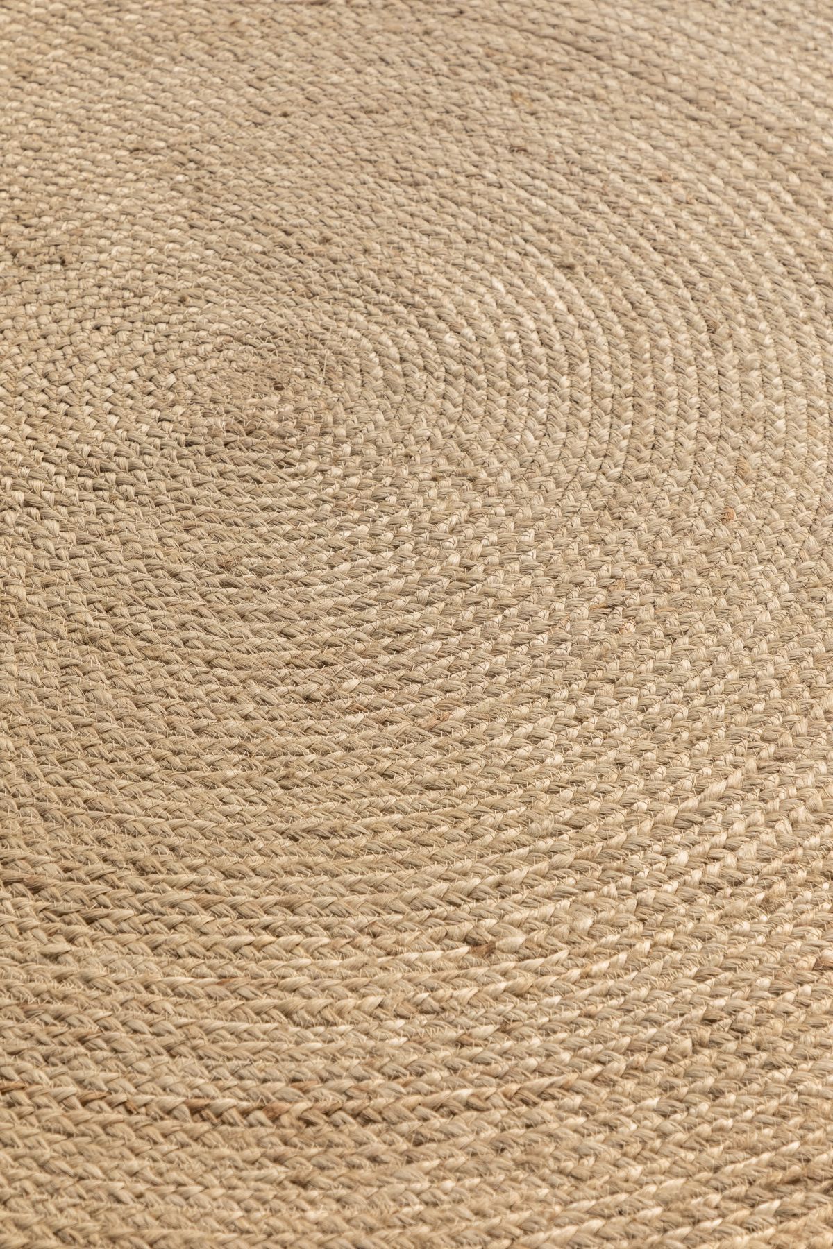 Kruhový kusový koberec Hanse Home Jute Braided 106007 Ivory Ø 200 cm