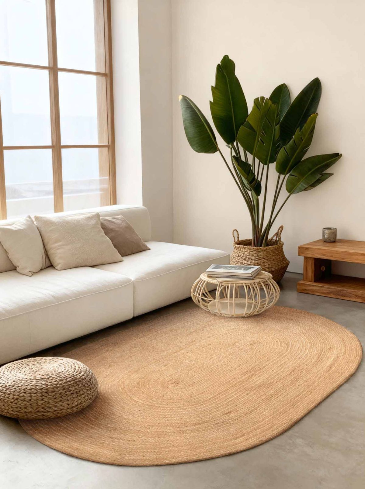 Kusový koberec Hanse Home Jute Braided 106005 Natural Gold - ovál 160x230 ovál cm