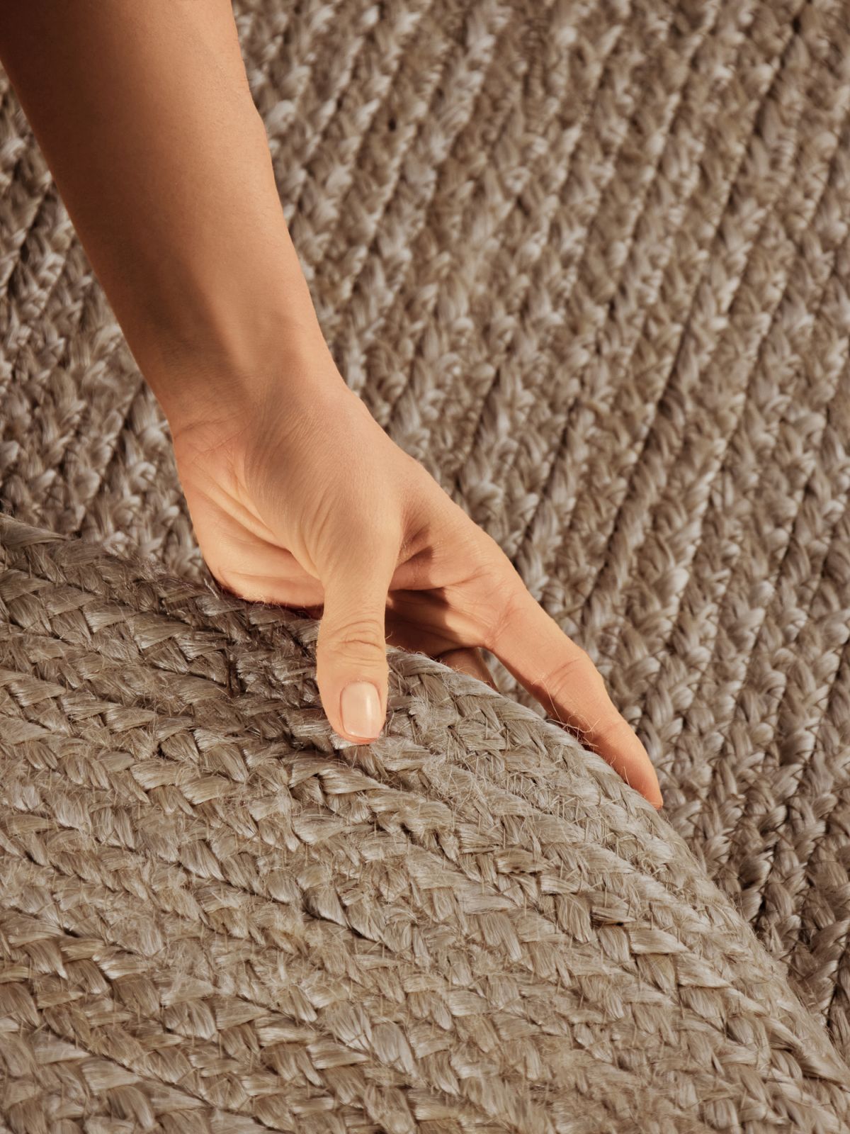 Kusový koberec Hanse Home Jute Braided 106006 Natural Grey Brown - ovál 160x230 ovál cm