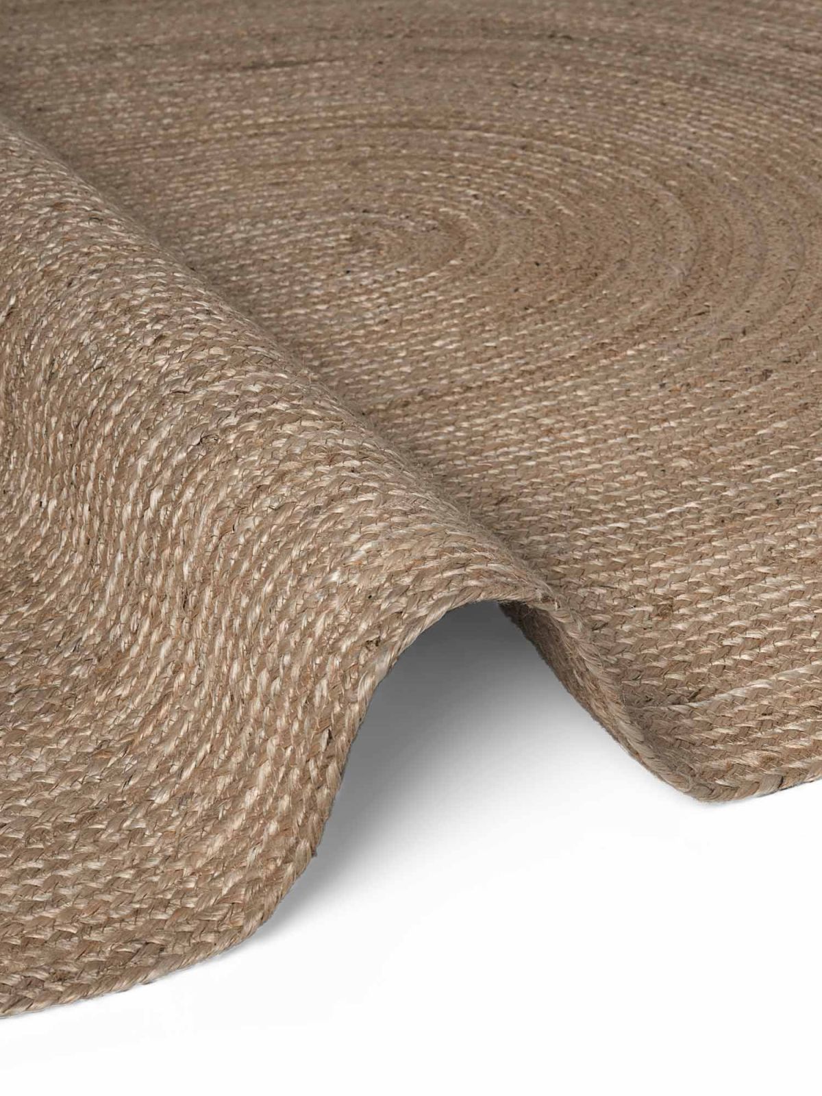 Kusový koberec Hanse Home Jute Braided 106006 Natural Grey Brown - ovál 160x230 ovál cm