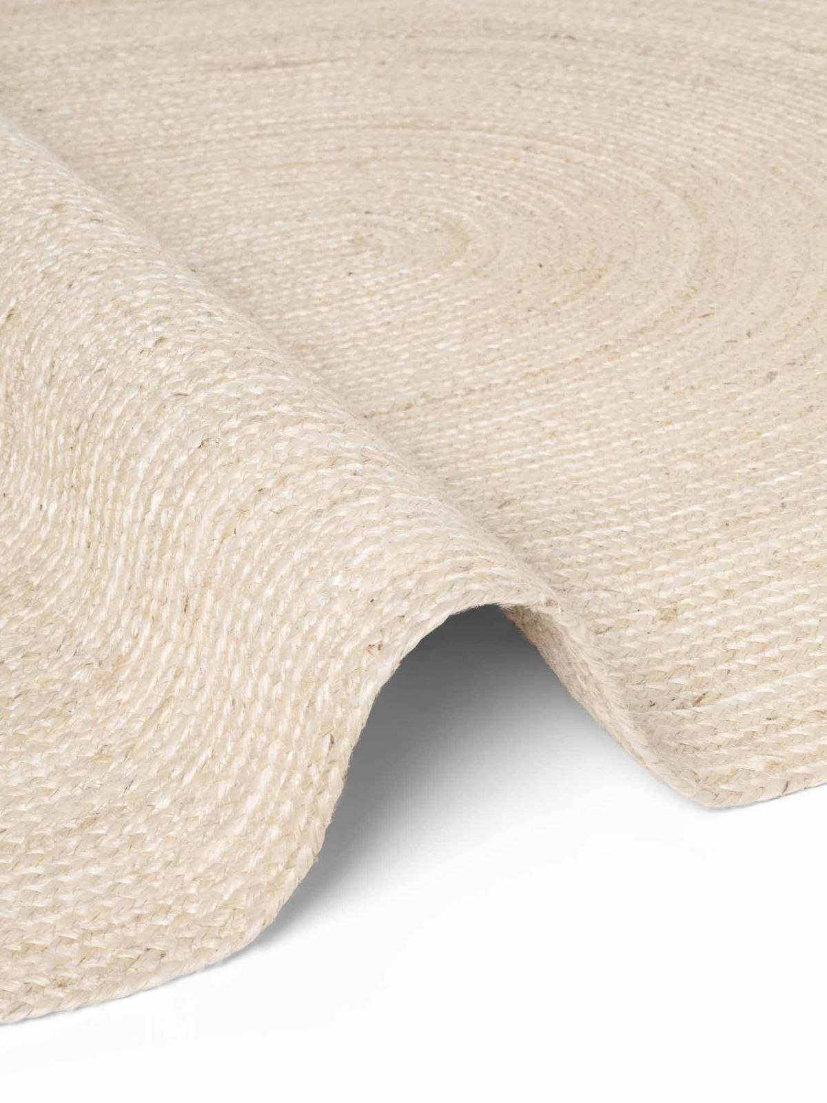 Kusový koberec Hanse Home Jute Braided 106007 Natural Ivory - ovál 160x230 ovál cm