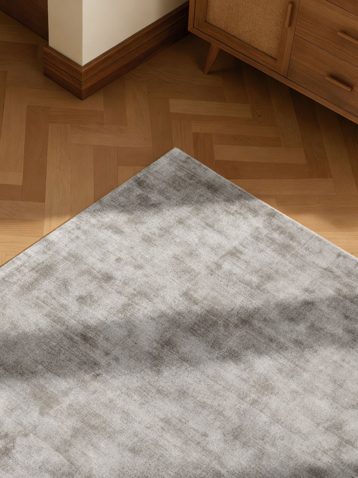Kusový koberec Vikosa Jane 106294 Silver Grey 80x150 cm