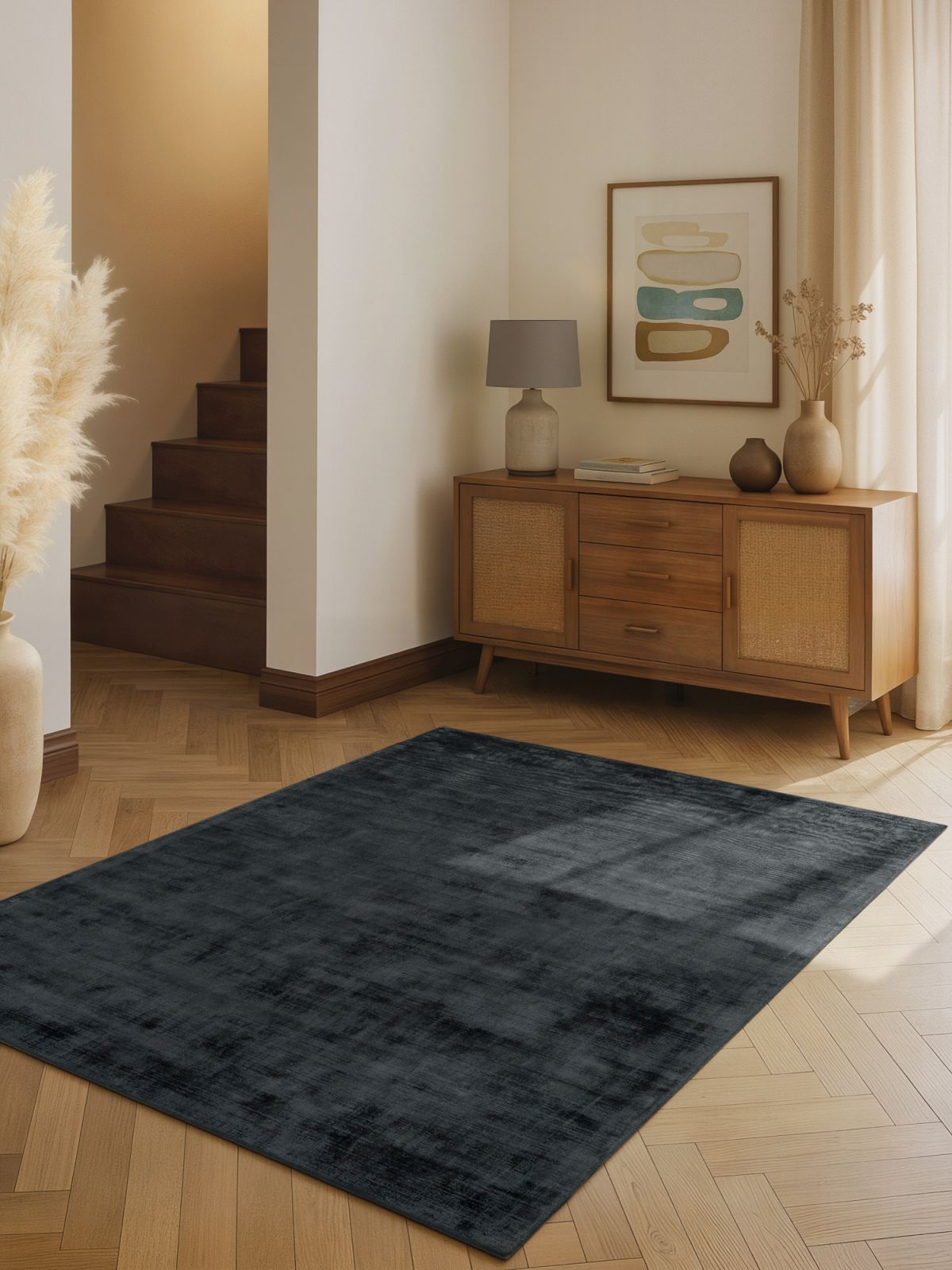 Kusový koberec Vikosa Jane 106299 Black 80x150 cm