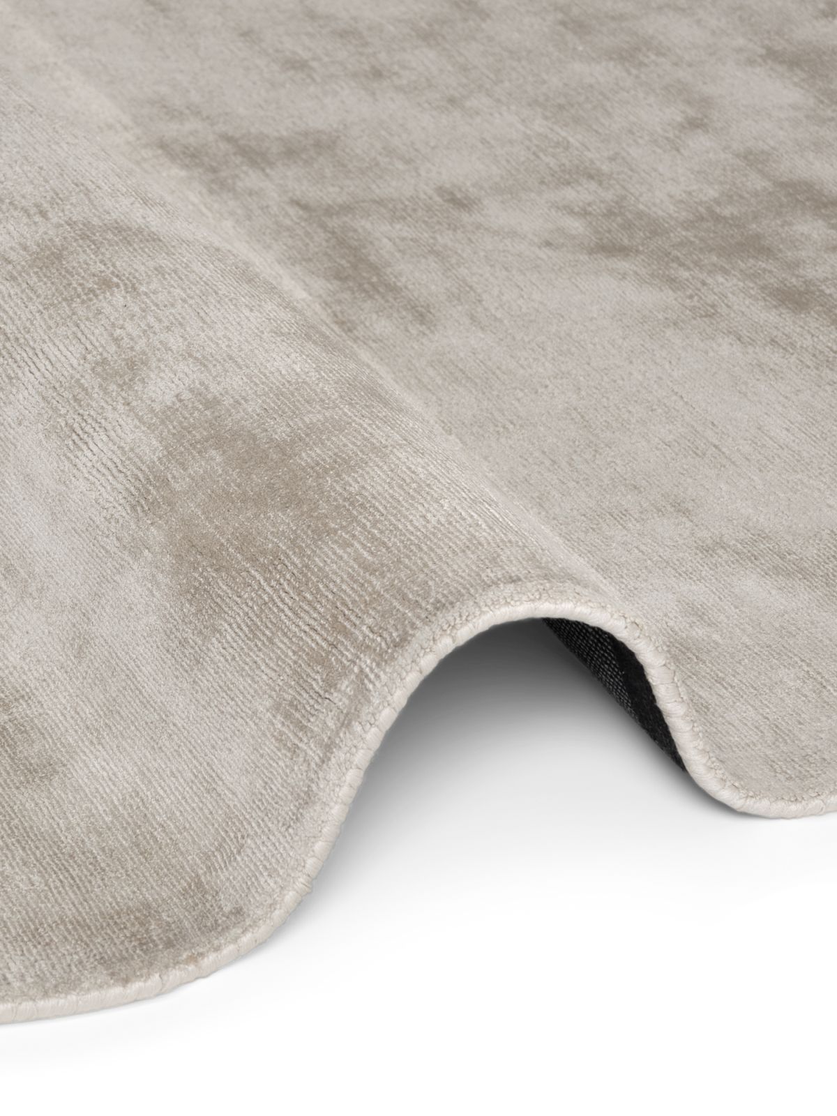 Kruhový kusový koberec Vikosa Jane 106294 Silver Grey Ø 150 cm