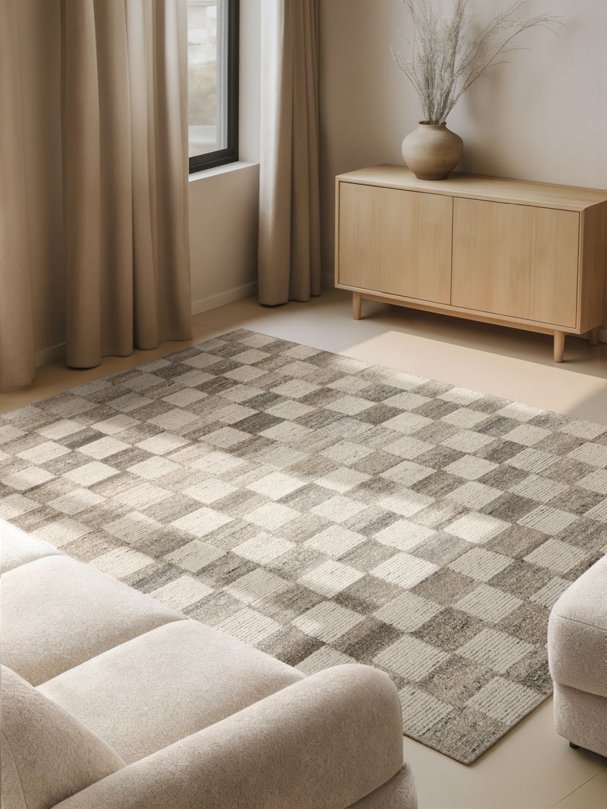 Kusový koberec Vikosa Boho 106279 Cream Brown 80x150 cm