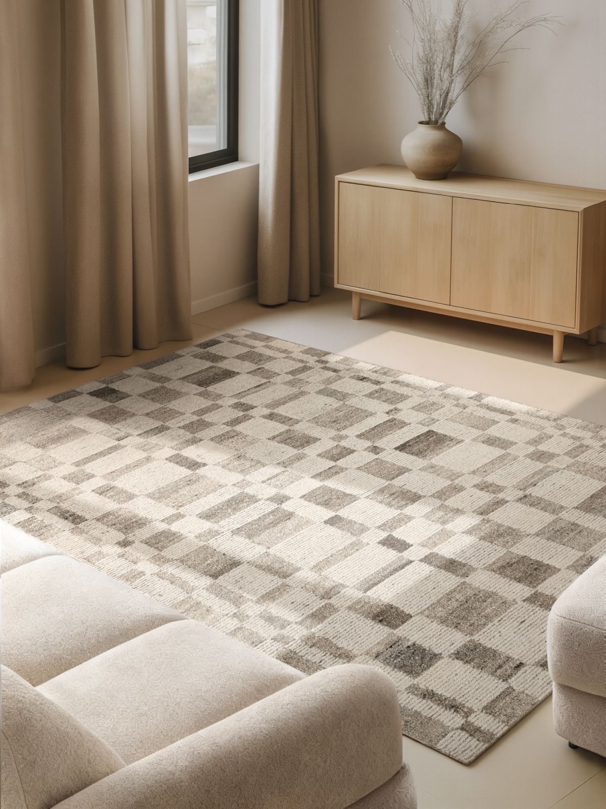 Kusový koberec Vikosa Boho 106277 Cream Brown 80x150 cm