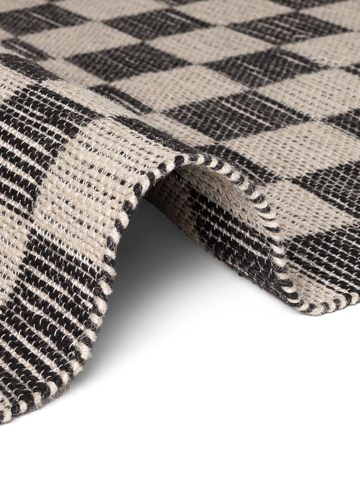Kusový behúň Hanse Home Handloom 106333 Natural White Black 80x200 cm