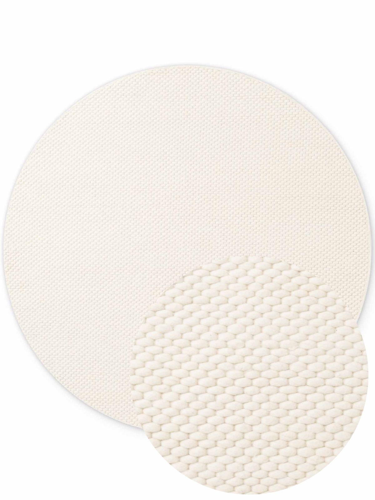 Kruhový kusový koberec Elle Decoration Lyon 106314 Natural Cream Ø 200 cm