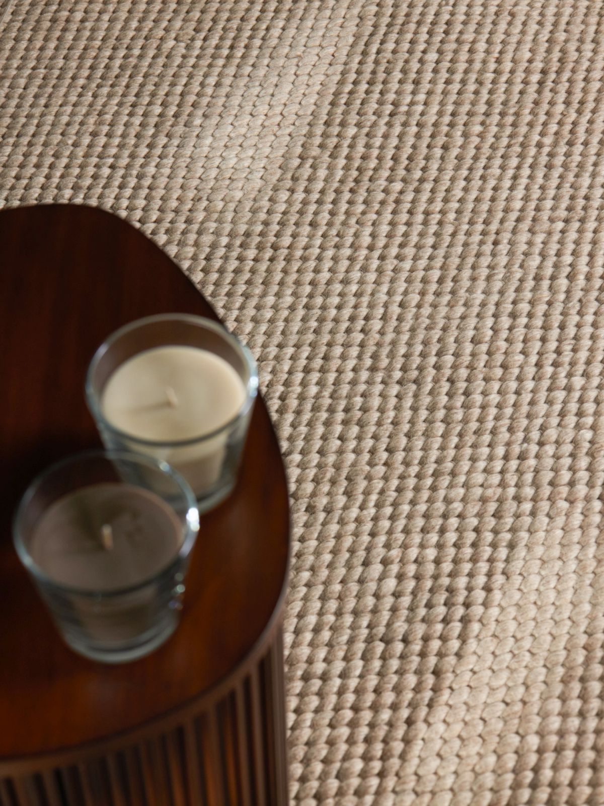 Kruhový kusový koberec Elle Decoration Lyon 106315 Natural Beige Ø 200 cm