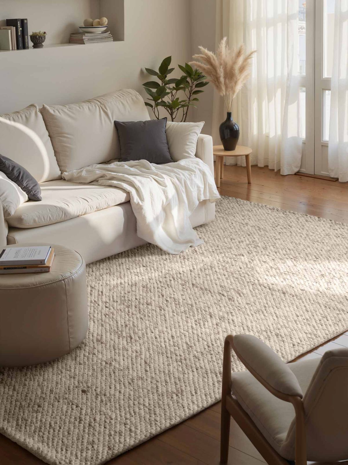 Kusový koberec Elle Decoration Lyon 106316 Natural Cream Brown 140x200 cm