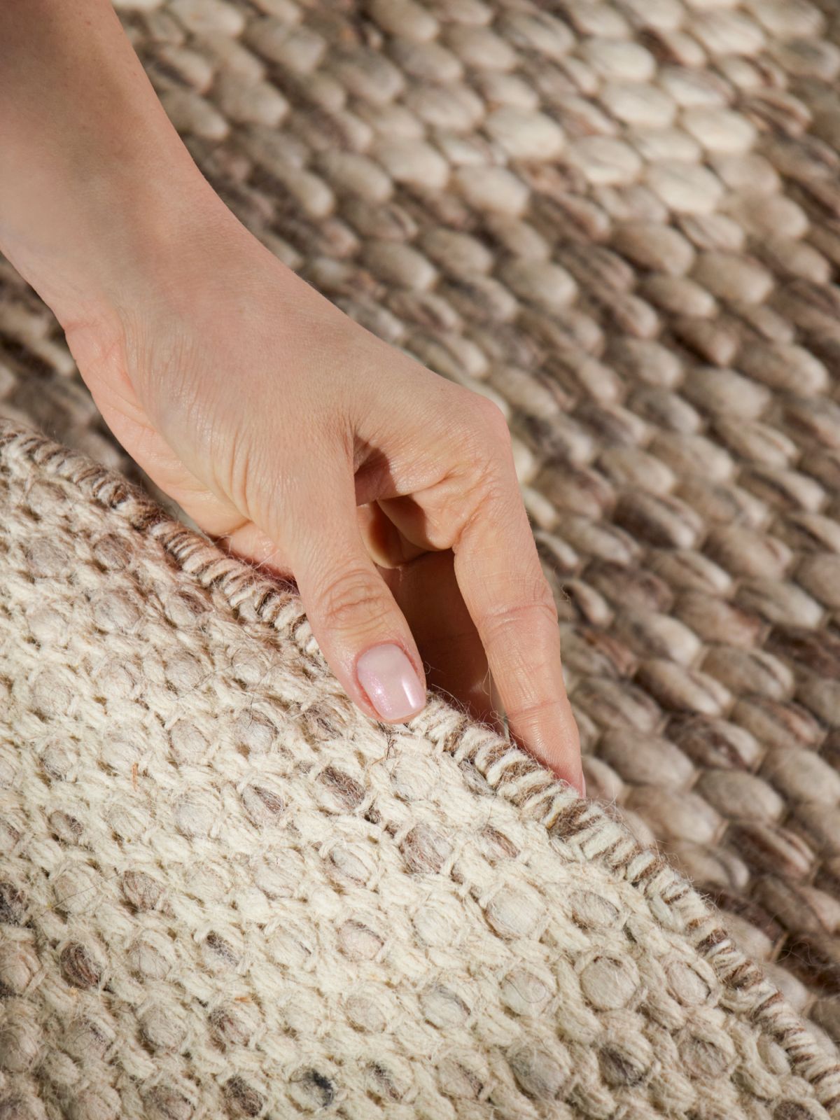 Kruhový kusový koberec Elle Decoration Lyon 106316 Natural Cream Brown Ø 200 cm