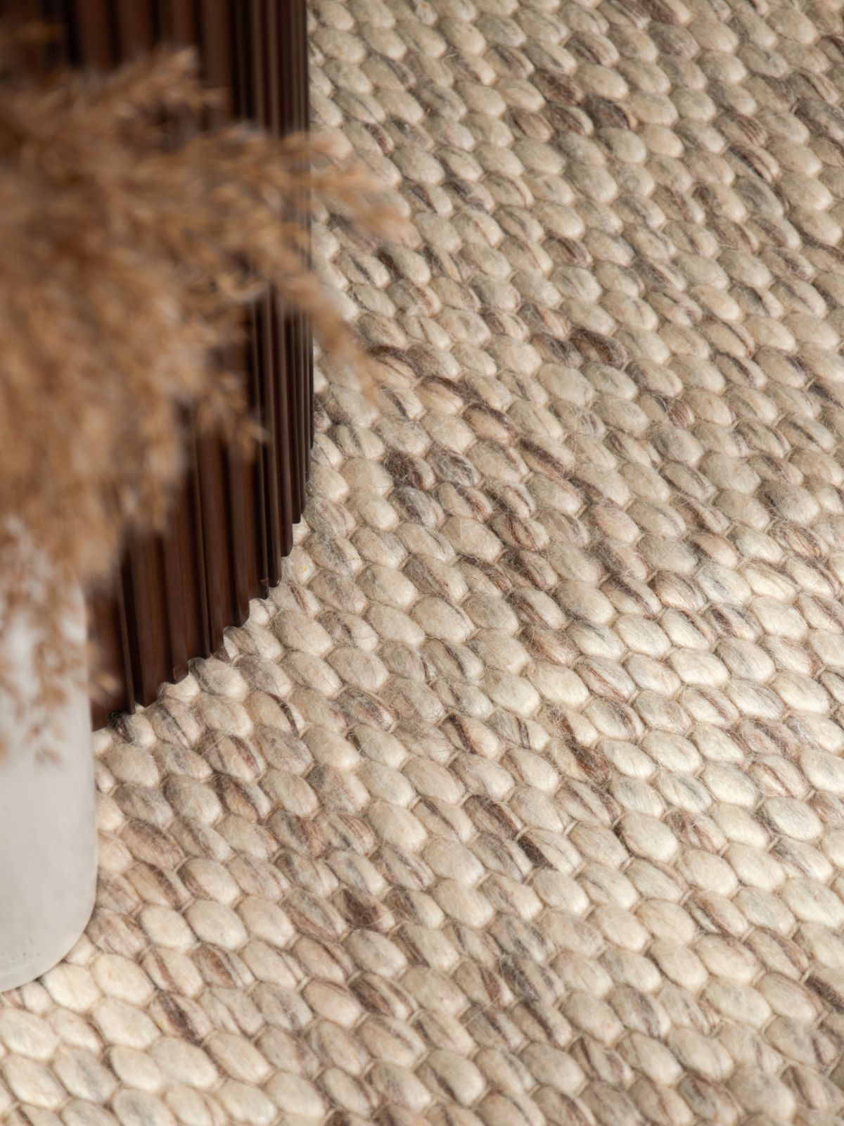 Kruhový kusový koberec Elle Decoration Lyon 106316 Natural Cream Brown Ø 200 cm