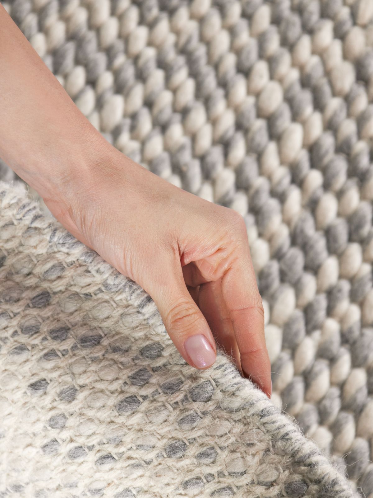 Kruhový kusový koberec Elle Decoration Lyon 106317 Natural Cream Grey Ø 200 cm