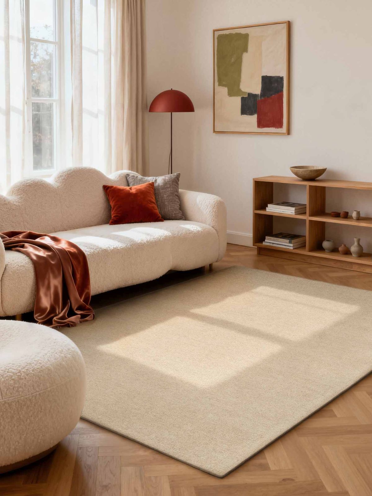 Kusový koberec Elle Decoration Puristic 106319 Light Beige 140x200 cm